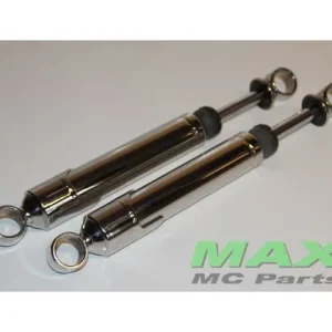 Hagon Chrom Twin Dæmper 340MM RÅ Säker betalning