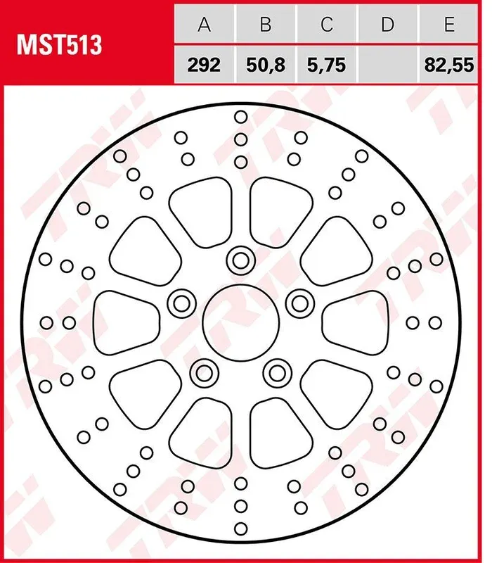 BRAKE DISC TRW MST513 Kampanj