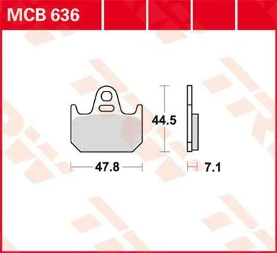 BRAKE PAD ORGANIC STREET Begränsat erbjudande