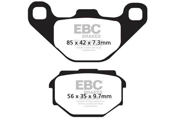 BRAKE PAD SFA ORG SCOOTER Sänkt pris