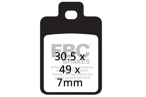 BRAKE PAD SFA ORG SCOOTER Fynd