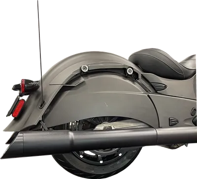 Rabatt Slip-on Ljudd�mpare Indian Chief 4.5" Svart