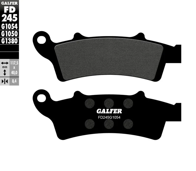 BRAKE PAD SEMI METAL Kundfavorit