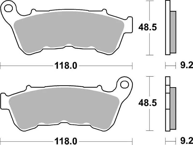 BRAKE PAD CAR/CER Billigare