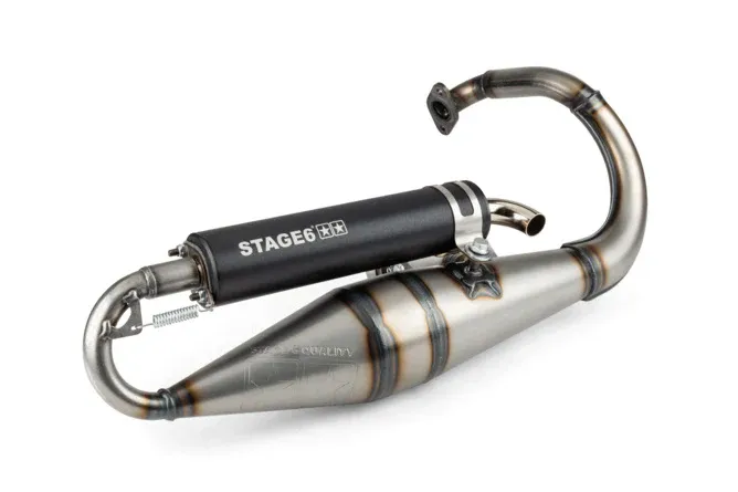 Populärt val Avgassystem Stage6 Pro Replica MK2 Svart Peugeot Speedfight 1 och 2