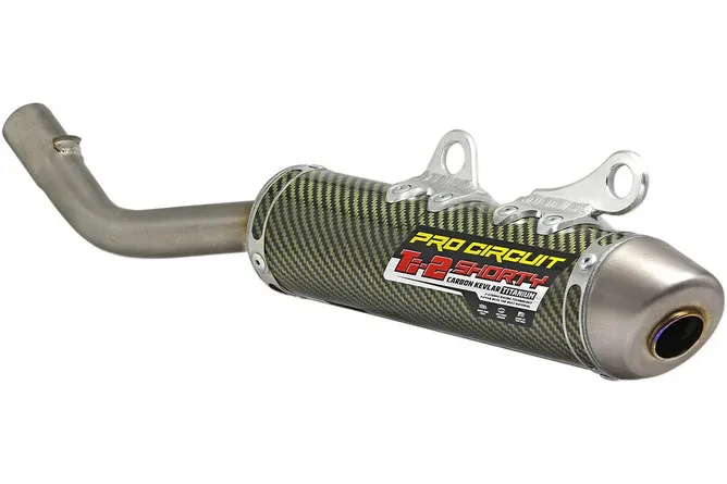 Dämpare Pro Circuit TI-2 Shorty kolfiber / Kevlar® / titan TC / SX 250 2017-2018 Fynd