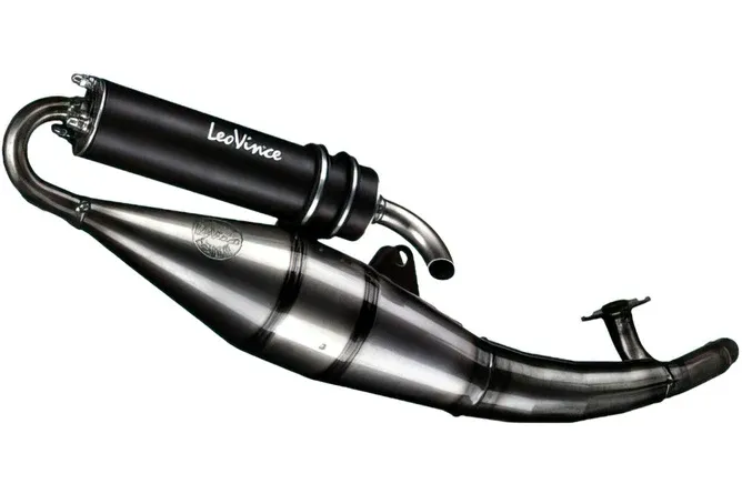 Avgas LeoVince Handmade TT Black Edition Minarelli horisontell / Kina 2T Trygg betalning