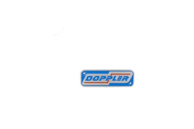 Doppler logoplåt för avgas ER1/S3R 120x40mm Handla nu