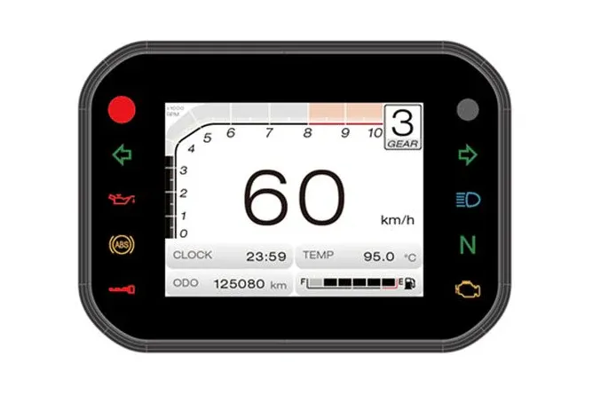 Speedometer Koso RX-3S med TFT-display upp till 15 000 RPM Bästa pris