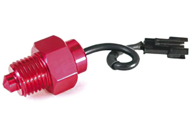 Begränsat antal Temperatursensor Koso (PT 1/8 x 28) 0 - 150° svart kontakt