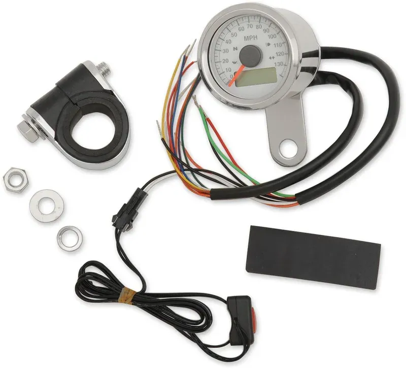 SPEEDO W/4LTS MPH SS/WHT Lågt pris