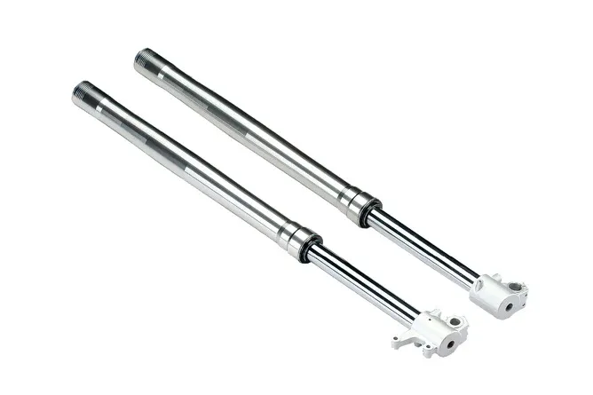 Justerbara gaffelrör silver 800mm - D.48/45mm ZL Pit Bike YCF Bigy Kampanj