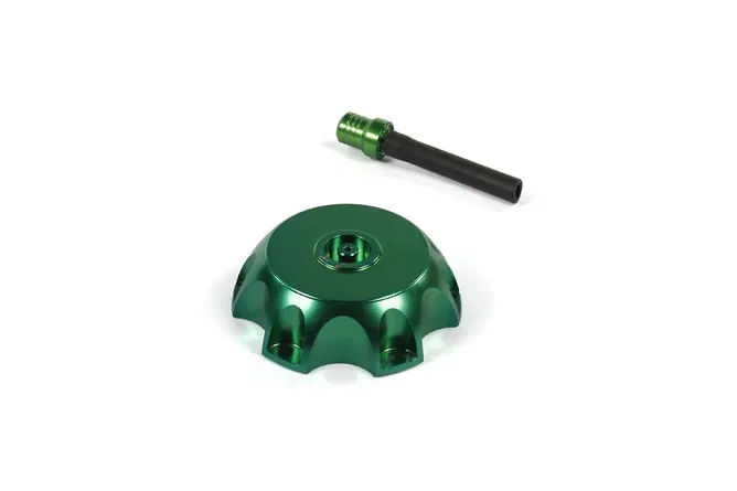 Billigare Bensinkäpp CNC d.48mm Pit Bike / Dirt Bike grön