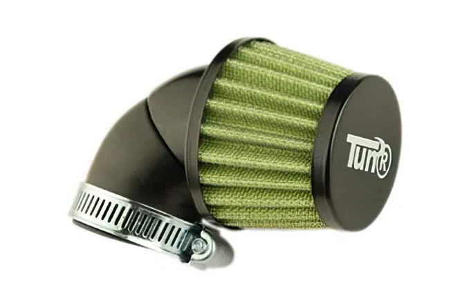 Premium Luftfilter KN konisk 28-35 0°-90° liten svart